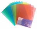 A4  透明膠質文件套12個/包 /  紅色