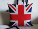 復古歐式棉麻抱枕 英國國旗