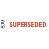 i Stamper 英文字彙原子印<可加墨> S09 - SUPERSEDE