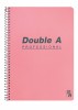 Double A 線圈單行簿(80頁) - B5