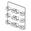 名片座 (掛牆六格) D-DF70601