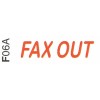 i Stamper 英文字彙原子印<可加墨> F06A - FAX OUT