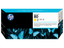 HP 打印機噴墨盒 HP C4823A-Yellow (No. 80)