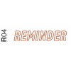 i Stamper 英文字彙原子印<可加墨> R04 - REMINDER