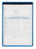 Tarifold 184511 A4 PVC 磁性告示文件袋(5個裝)藍色